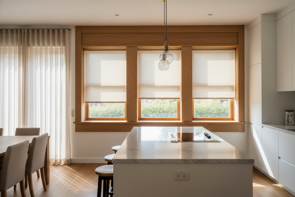 My High-Tech Kitchen Looked Cold Until I Added Window Wooden Valances