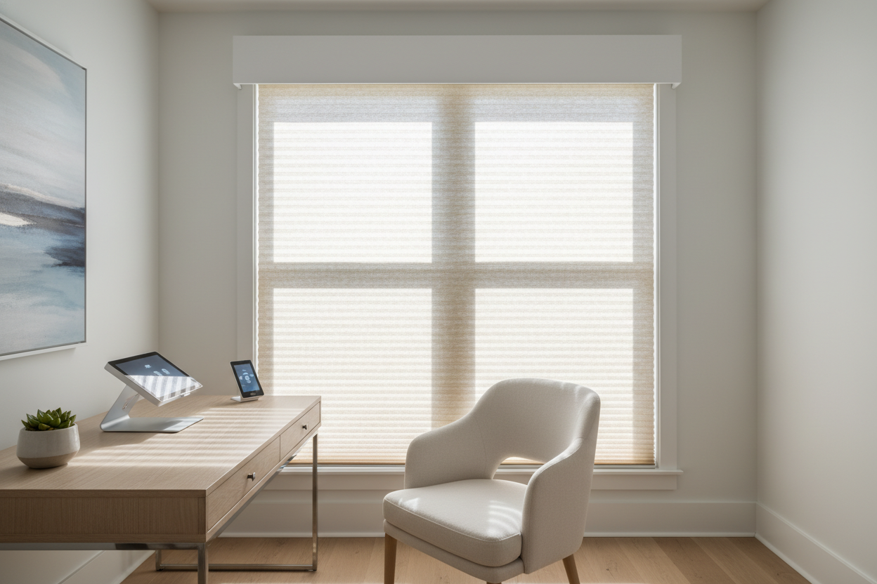 The 15-Minute Cellular Shade Valance Trick That Hid My Battery Tubes