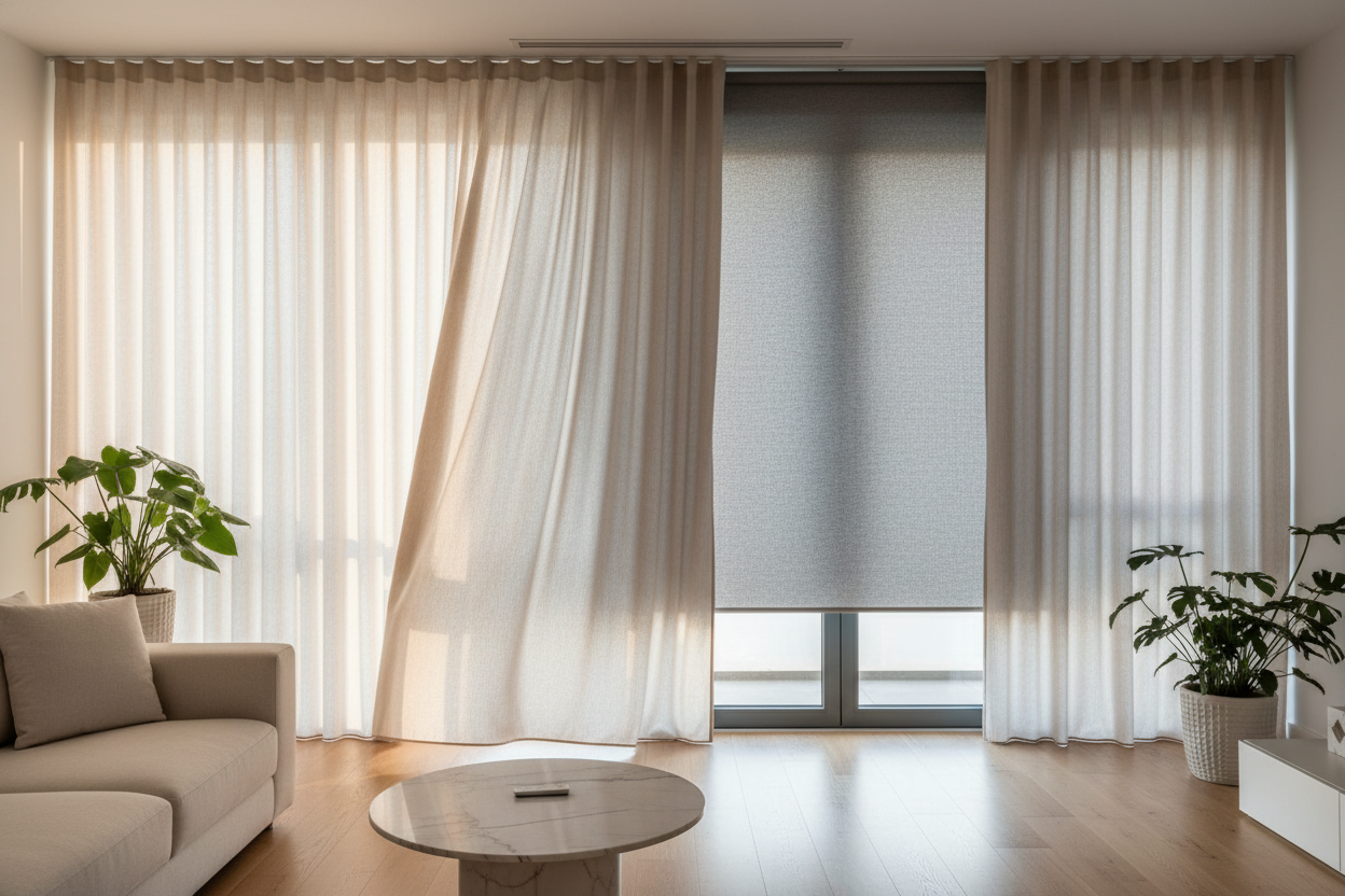 How to Pair a Smart Curtain With Window Blinds You Hate