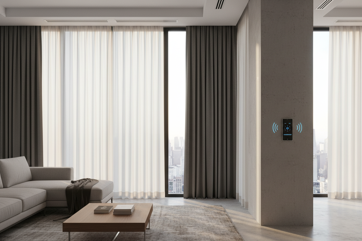I Soundproofed My Apartment With a Smart Draperies Window Setup