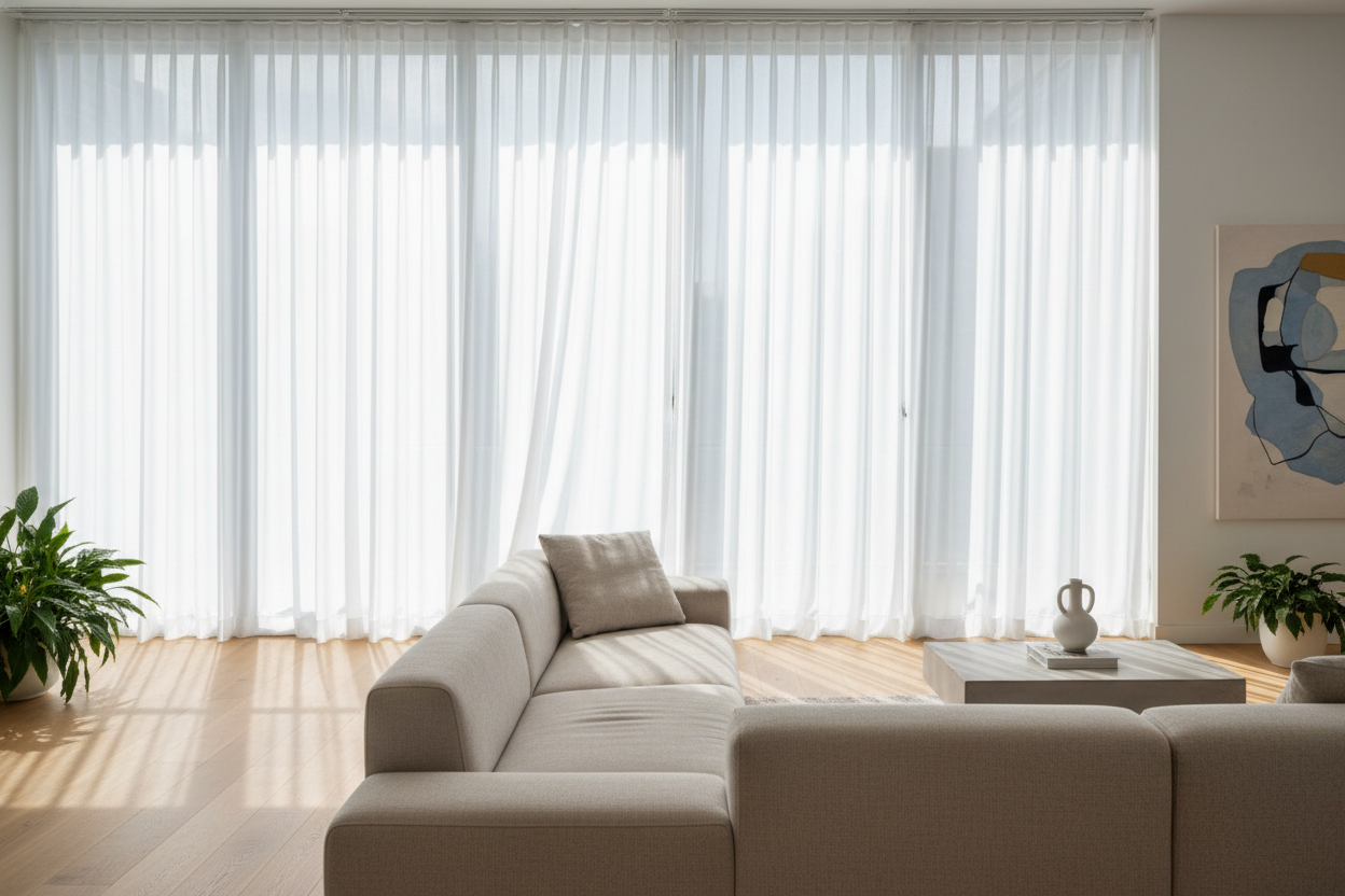 I Sun-Bleached My Couch Before Buying Drapery for Large Windows