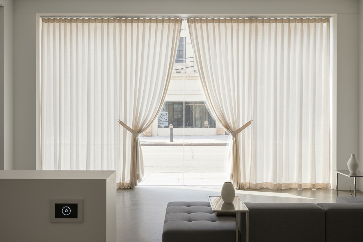 Stop Using Home Blinds in Your Store: Why Commercial Drapery Wins