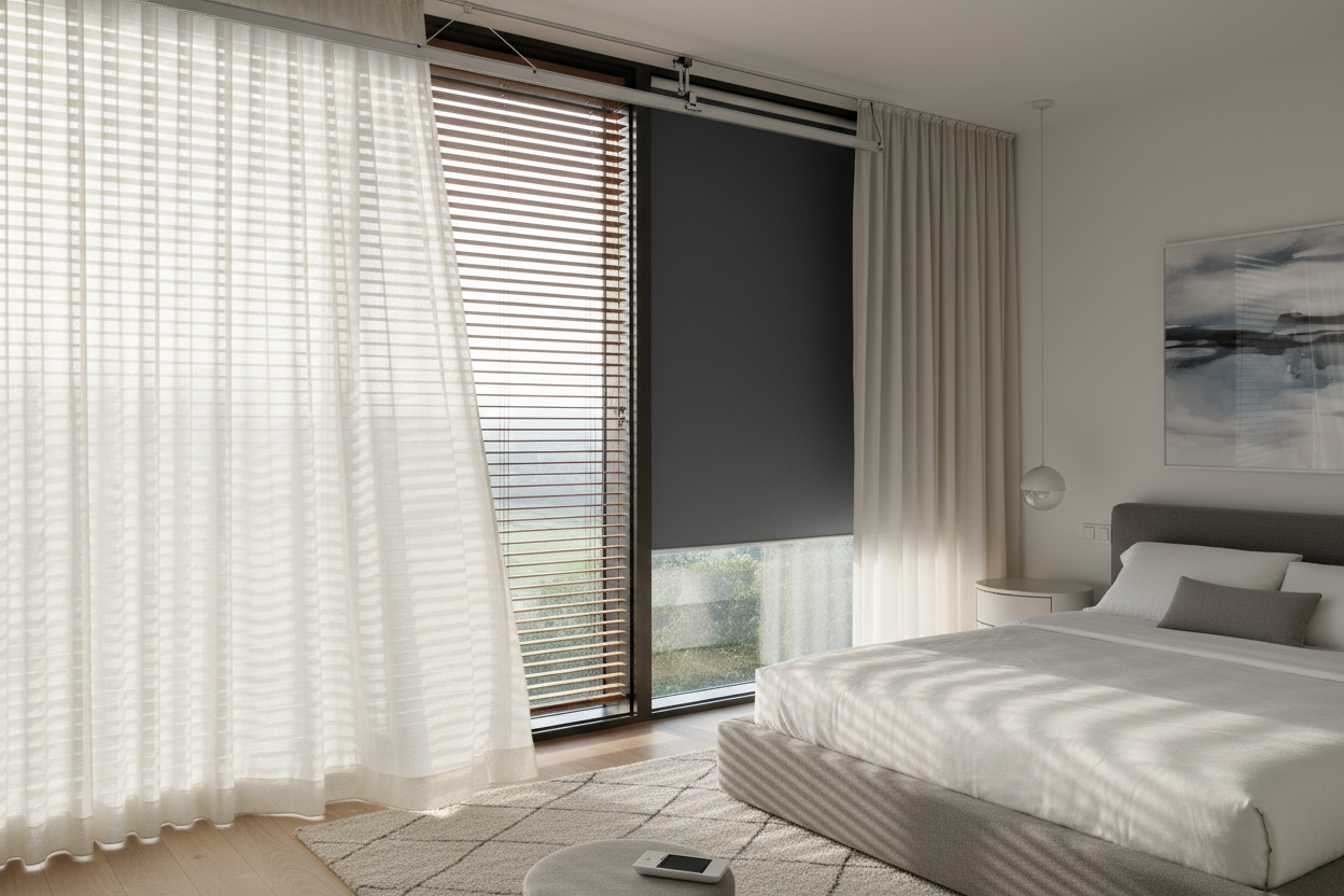 How Layering Smart Shades With Blinds Finally Fixed My Sleep