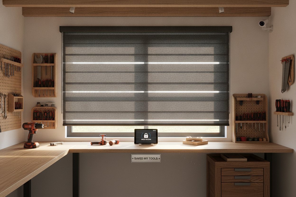 How a Simple Blind for Shed Window Security Saved My Tools