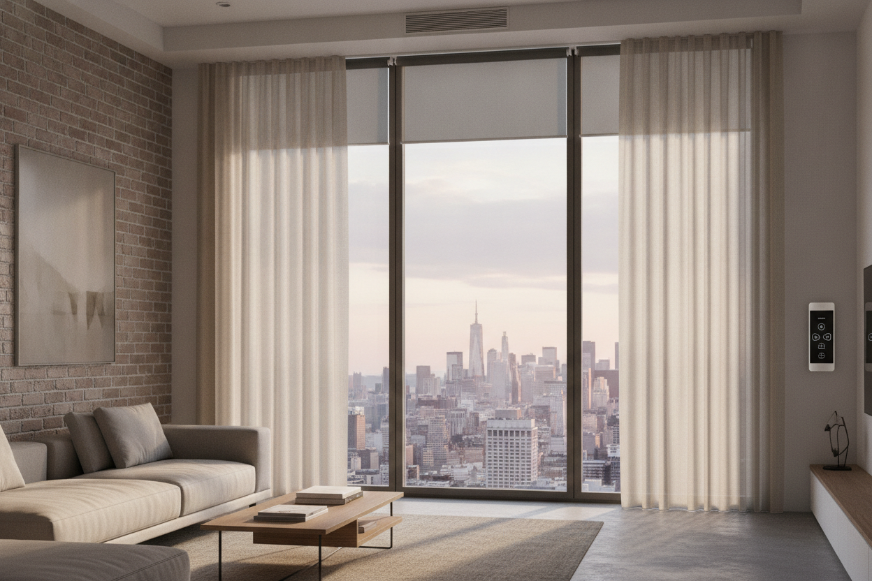 I Saved My Skyline View With These Contemporary Window Treatment Ideas