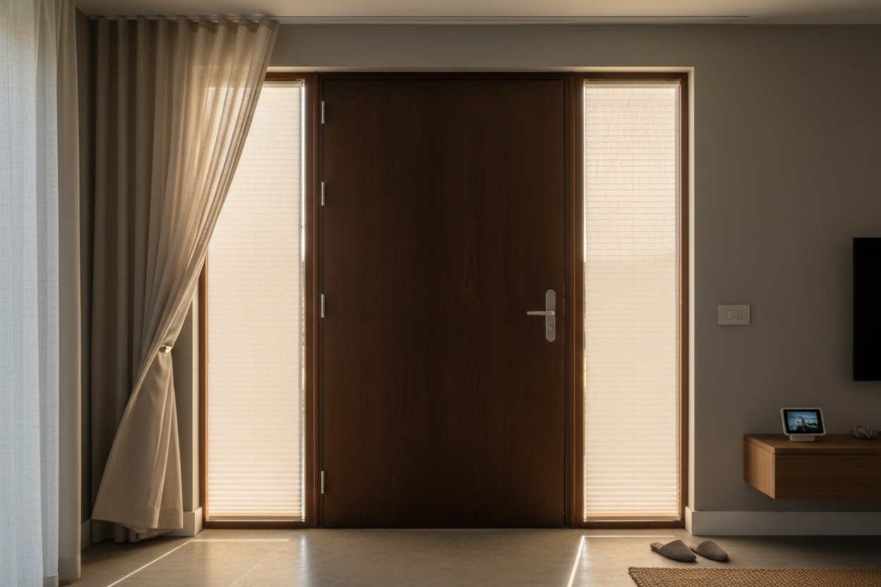 The Amazon Guy Is Staring: How I Fixed My Sidelight Window Coverings