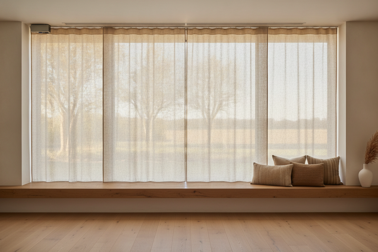 How I Automated the Awkward Short Wide Windows in My Ranch House