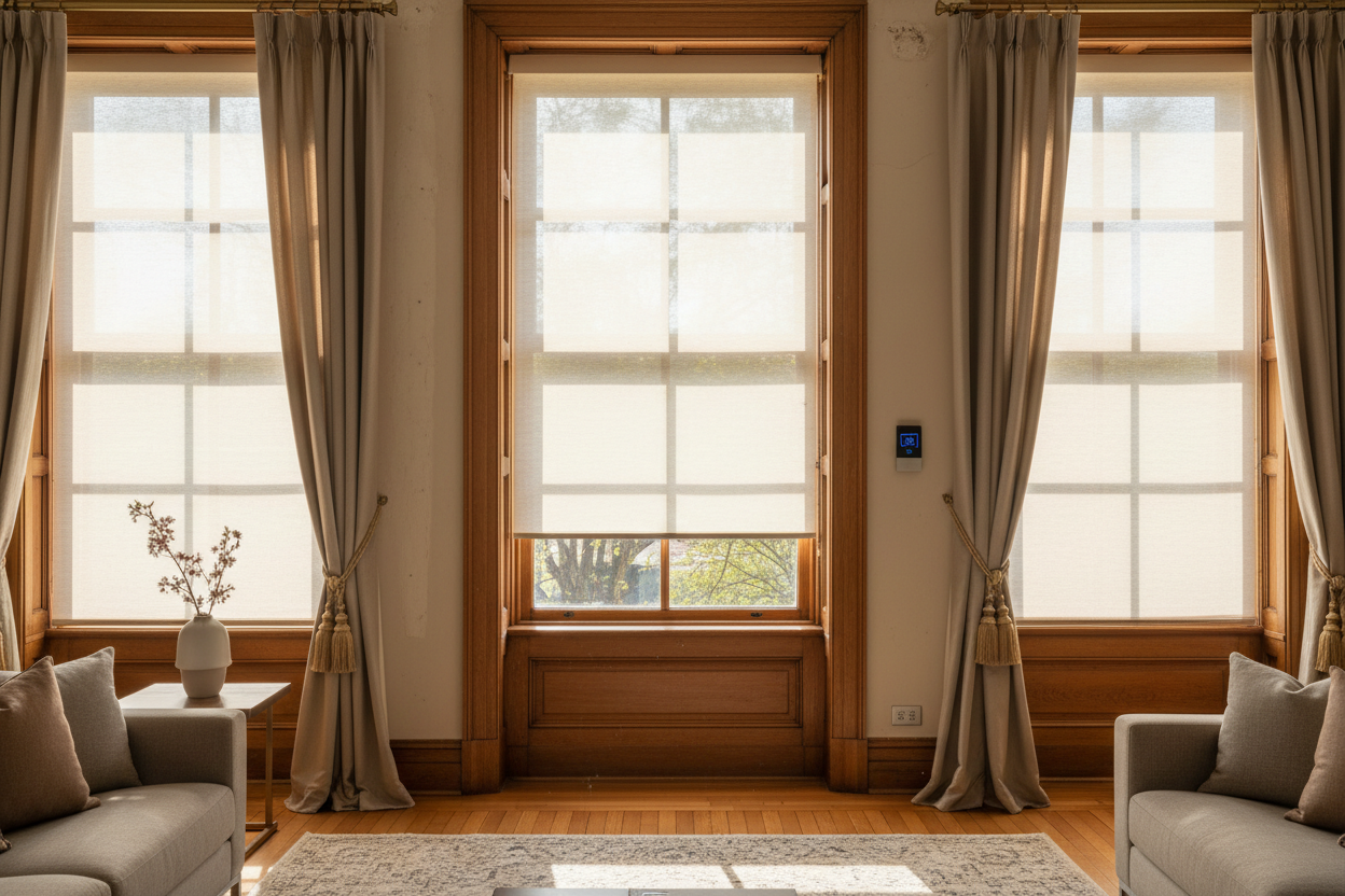 Heavy Cords Ruined My Plaster: Upgrading Traditional Window Treatments