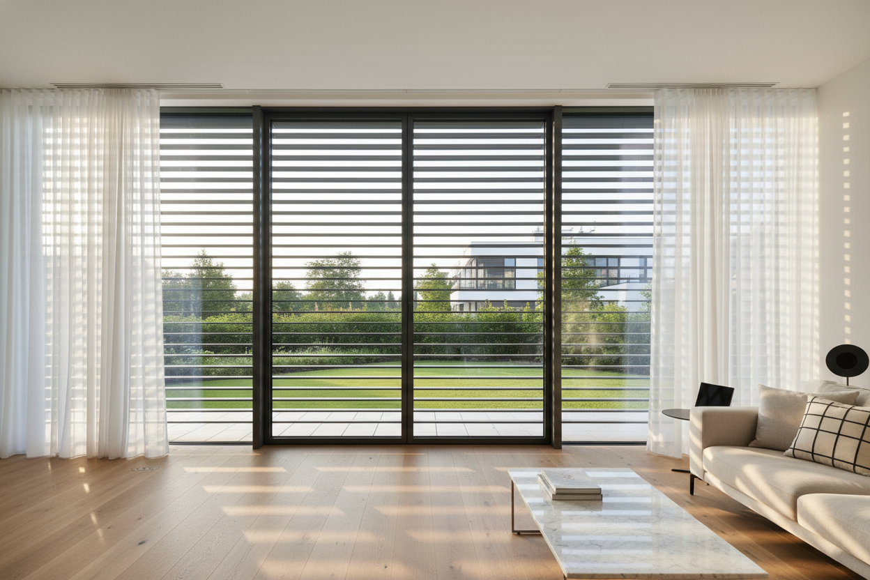 Interior Blinds Failed Me, So I Had to Cover Windows From Outside