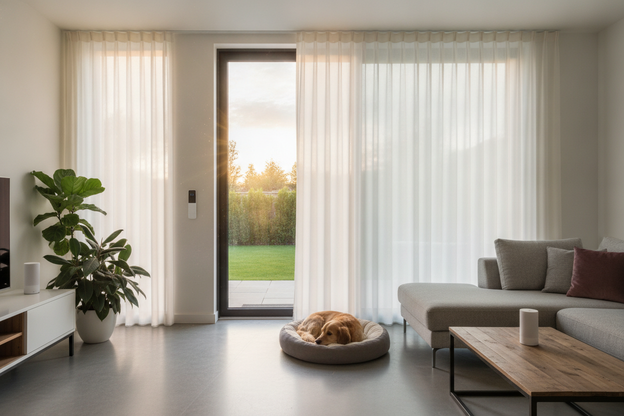 My Dog Destroyed 3 Sets of Patio Door Window Treatments (Until Now)