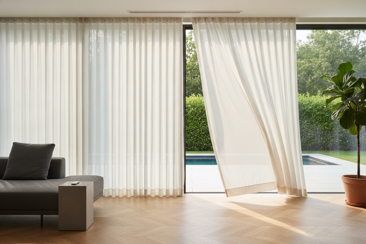 My Room Looked Lopsided Until These Drape Ideas for Sliding Glass Doors