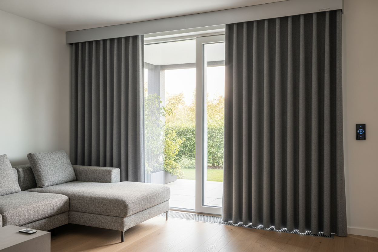 Stop Yanking Heavy Fabric: Automating Patio Door Thermal Curtains