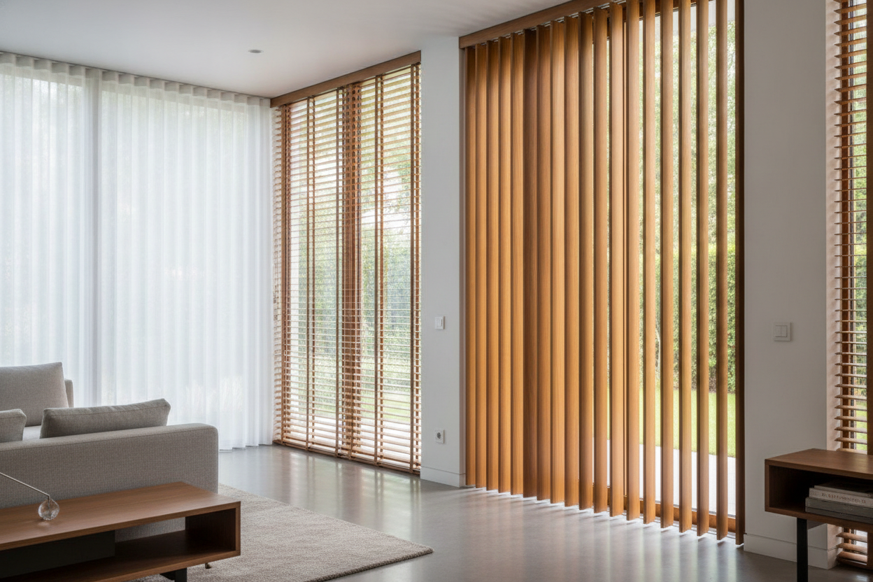 How I Finally Made My Windows With Vertical Blinds Look Expensive