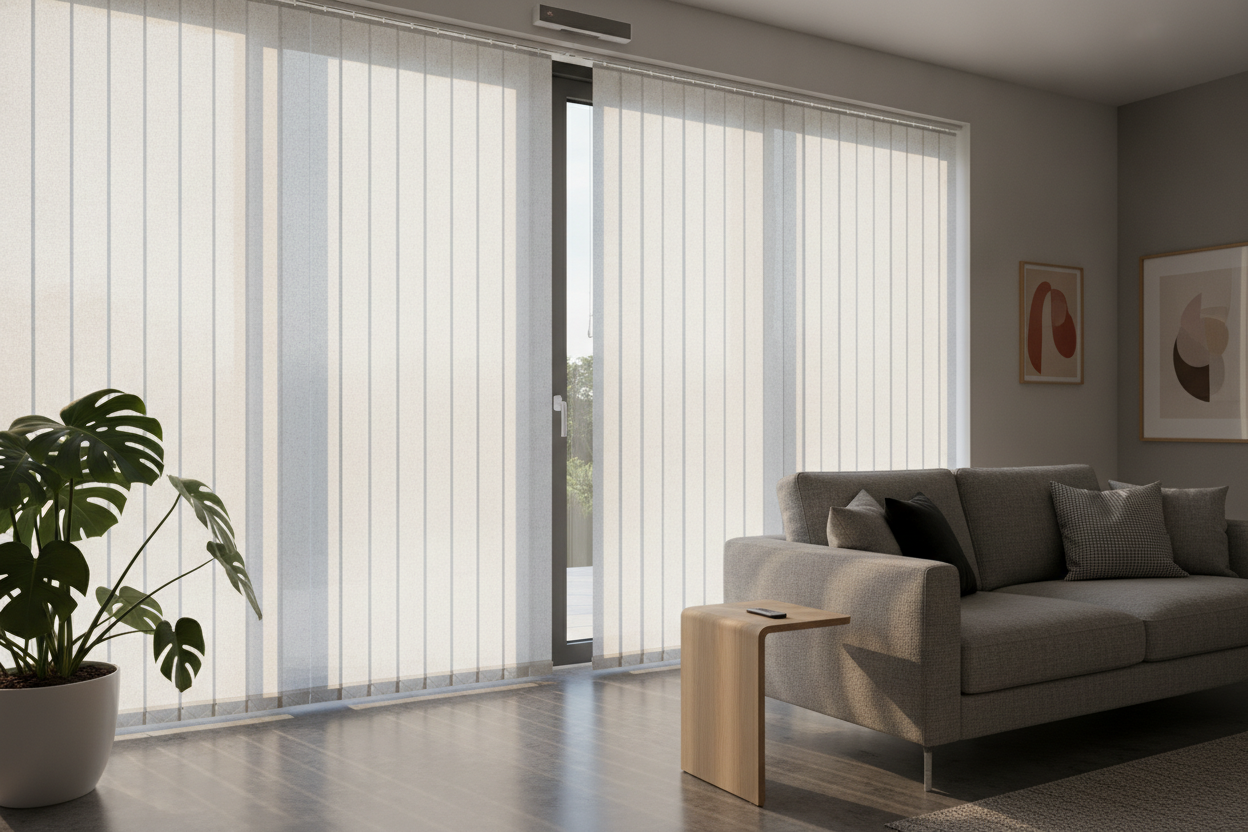 How I Made Low Cost Vertical Blinds Act Like a $1000 Splurge
