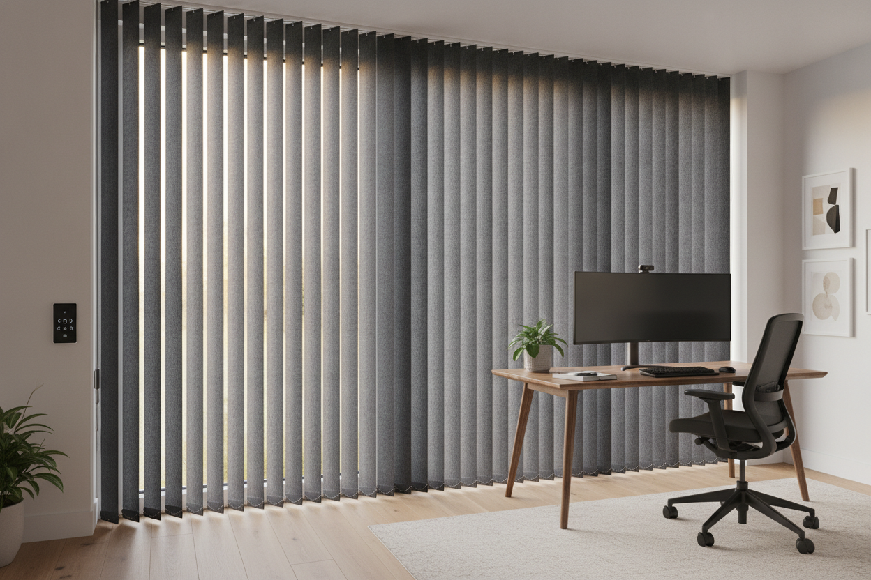 I Fixed My Living Room Echo By Swapping to Vertical Blind Fabric