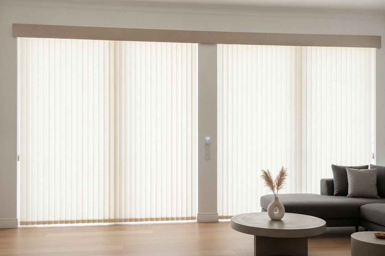 Why Your Smart Setup Looks Cheap (You Need a Cover for Vertical Blinds)