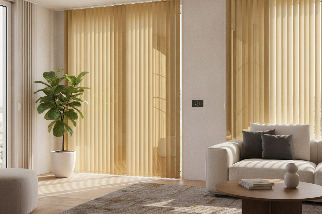 I Gambled on Gold Mirror Vertical Blinds to Beat the Summer Heat