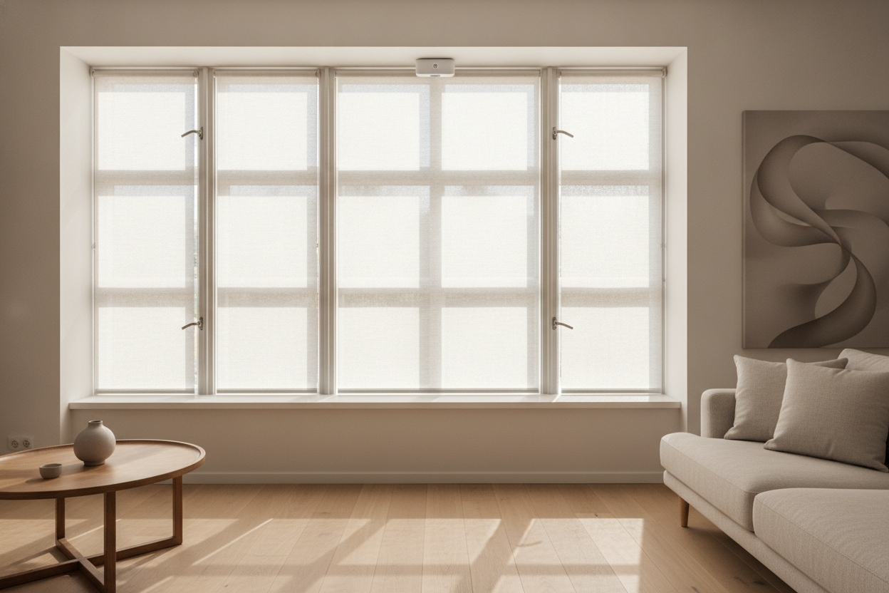 The Trick to Fitting Low Profile Blinds Behind Window Cranks