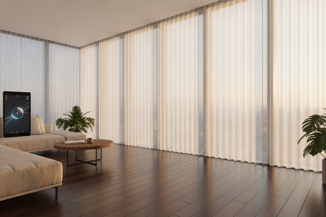 How Clear Vertical Blinds Saved My Hardwoods (Without Hiding the View)