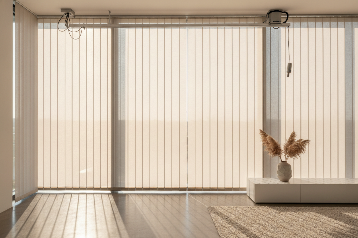 Are Floor To-Ceiling Vertical Blinds Too Heavy For Smart Motors?