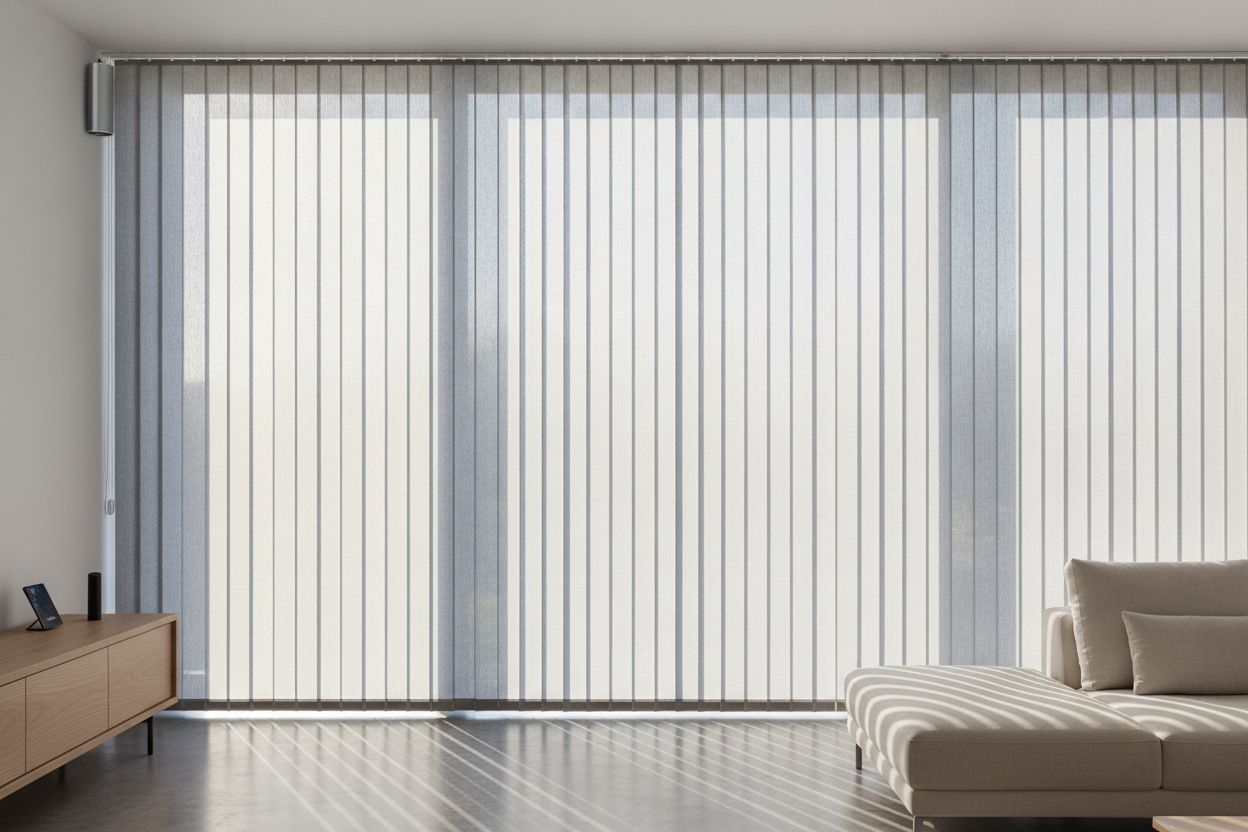 The Tension Trick I Used to Automate 96 In Vertical Blinds