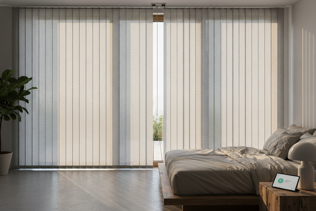 I Swapped My Drafty 72 x 84 Vertical Blinds and Cut My Heating Bill