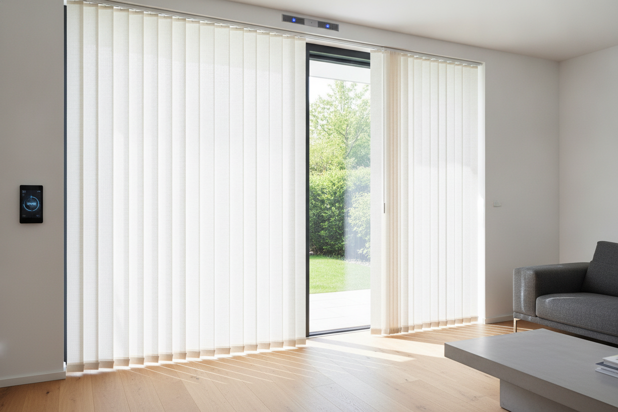 My 108 Inch Vertical Blinds Were a Nightmare to Open (Until Now)