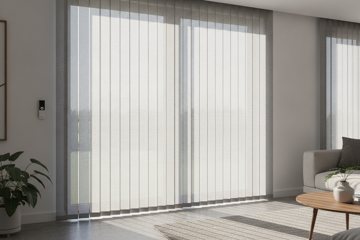 Your 5-Foot Slider Looks Stubby (Why 60 Inch Vertical Blinds Fix It)