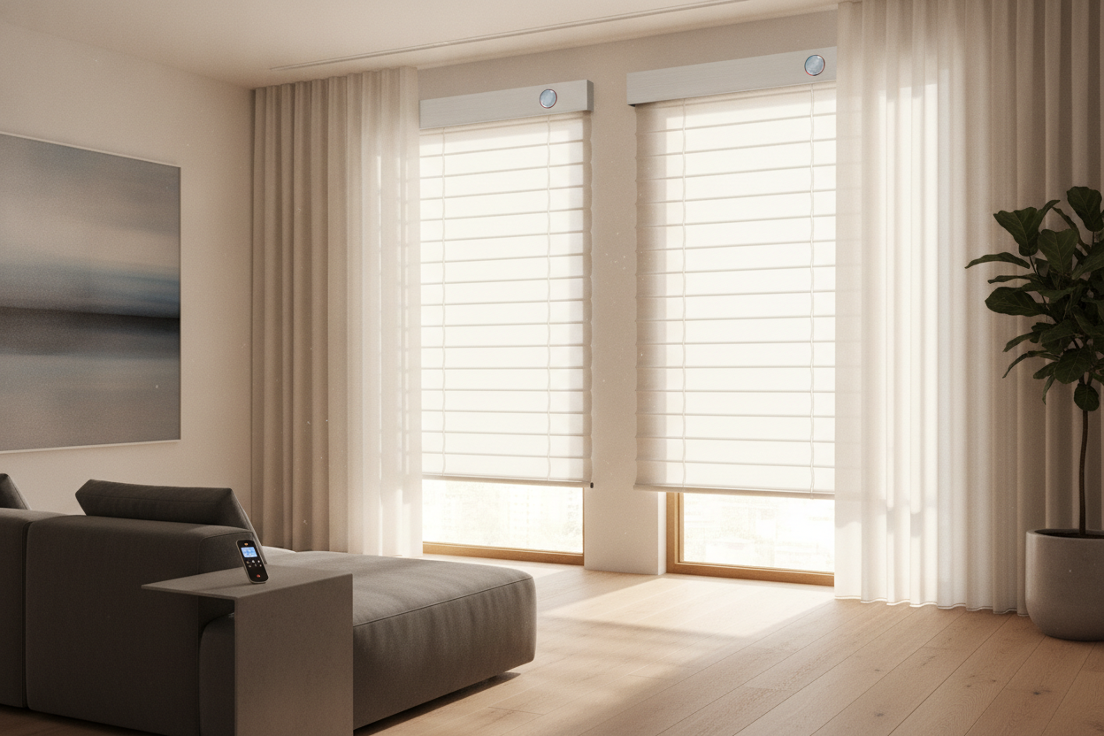 How Upgrading to 2 in Mini Blinds Finally Hid My Smart Motors