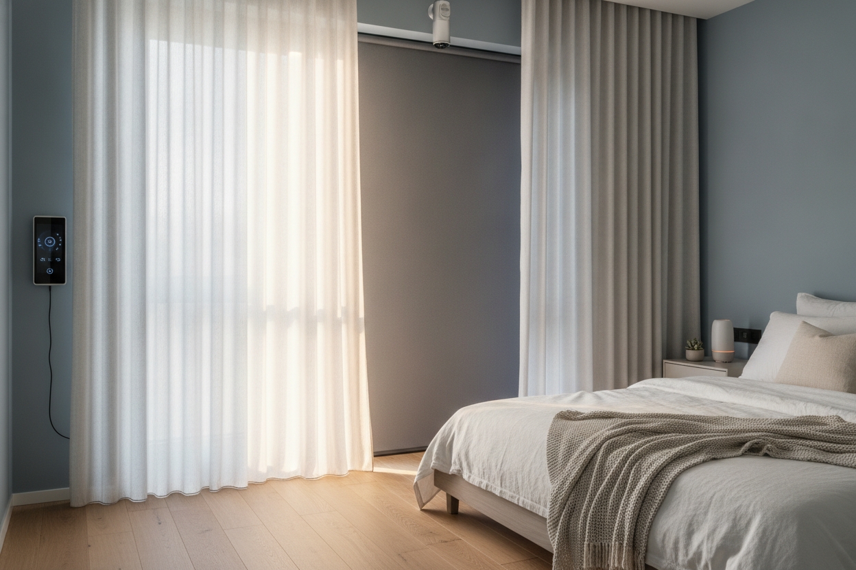 Why Combining a Smart Curtain and Blinds Fixed My Sleep