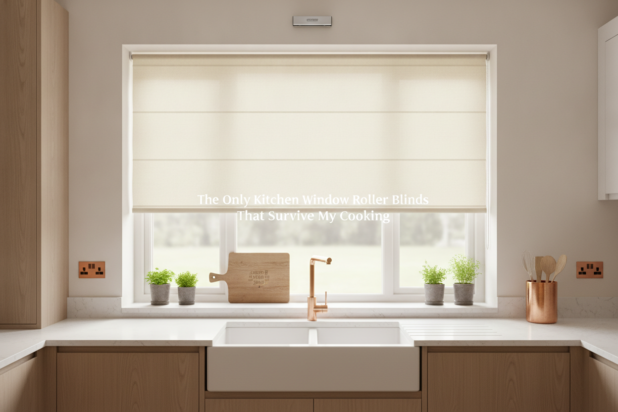 The Only Kitchen Window Roller Blinds That Survive My Cooking