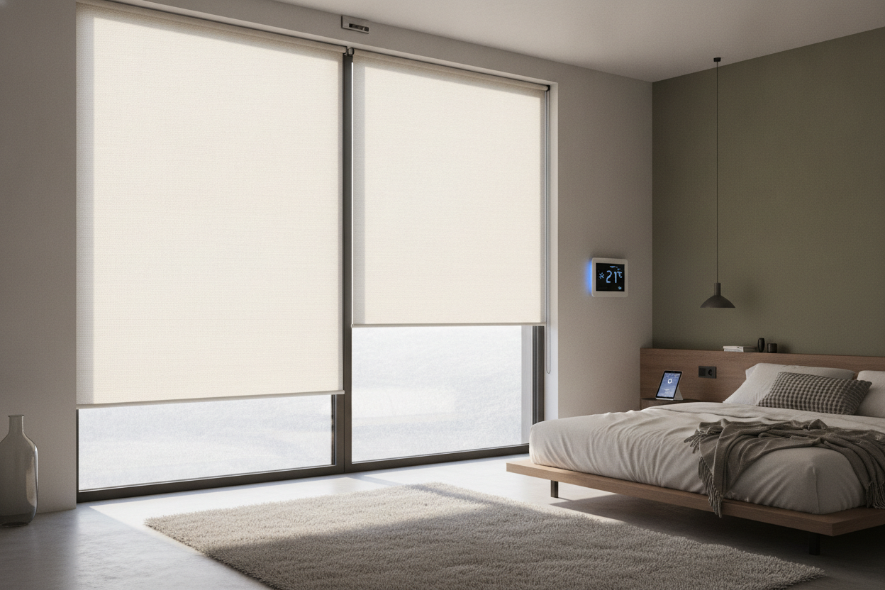 My Smart Thermostat Was Useless Until I Bought Insulated Roller Blinds