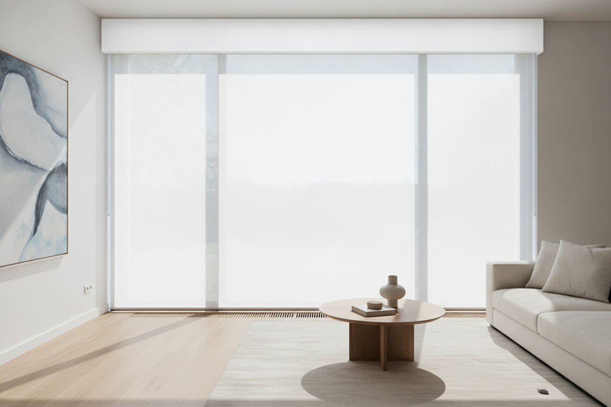 How a Roller Blind Valance Hid My Clunky Smart Motors