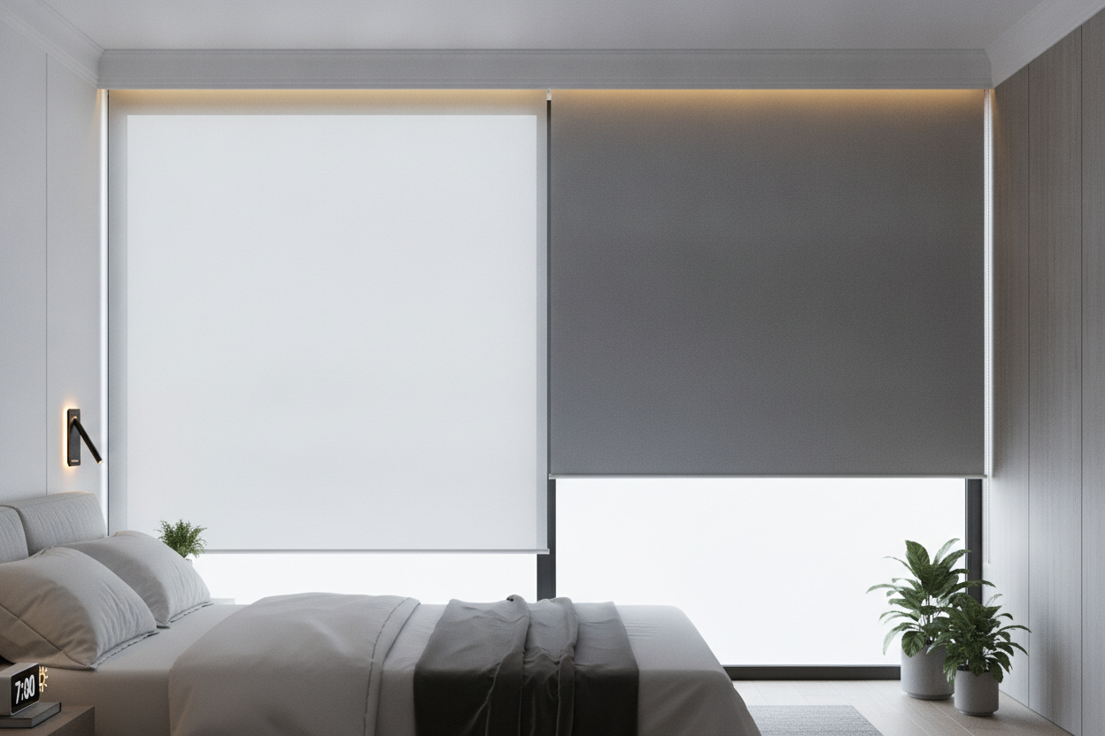 My Sleep Score Doubled After Automating Roller Blinds in Bedrooms