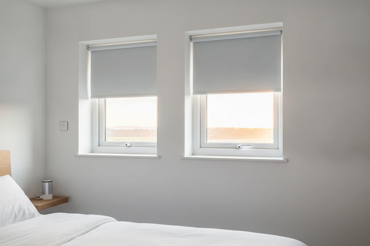 How I Automated Small Window Roller Blinds Without Blocking the Glass