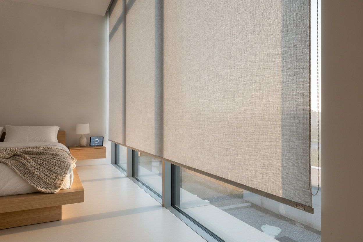 Why the Wrong Fabric for Roller Blinds Will Fry Your Smart Motor