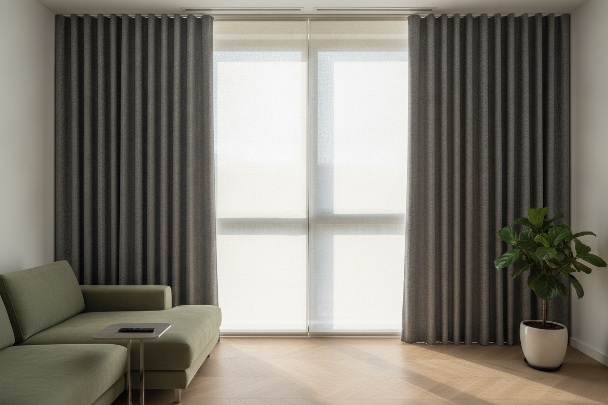The Best Smart Home Upgrade? A Layered Curtains Roller Setup
