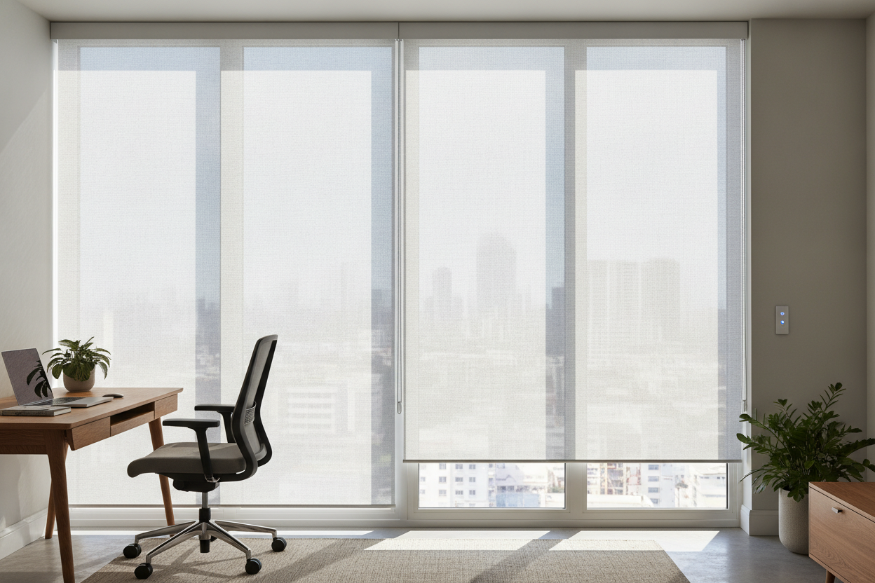My Fix for Nosy Neighbors: Blinds Where You Can See Out But Not In