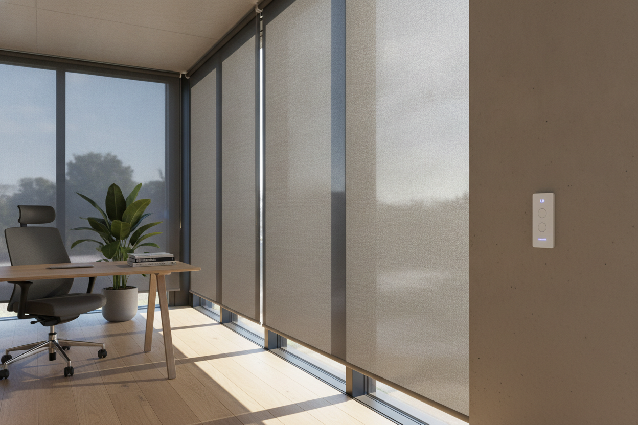 My Living Room Was a Greenhouse Until I Automated Tinted Roller Blinds