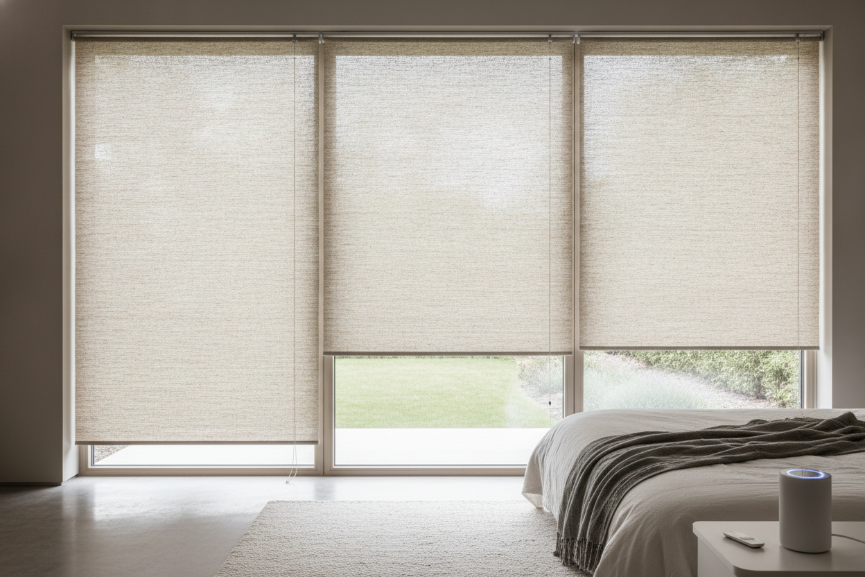 The Secret to Automating Natural Woven Roller Blinds in Older Homes