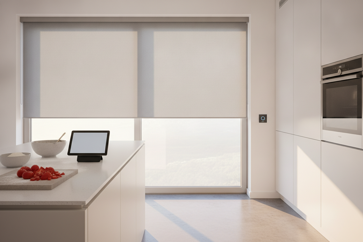 Your Hands Are Messy: Automating a Roller Blind for Kitchen Windows