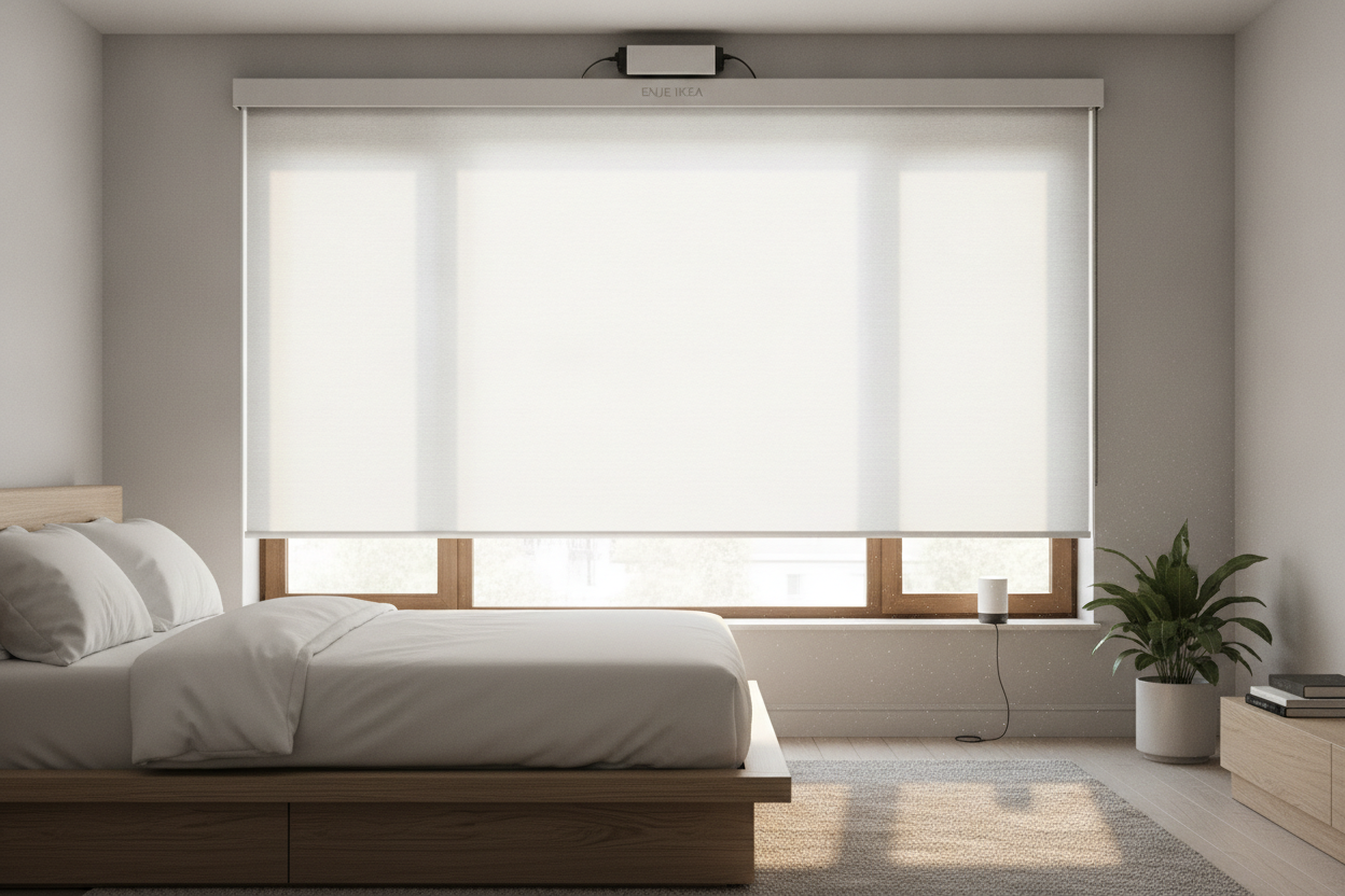 How I Motorized My Cult-Favorite IKEA Enje Blind Without Ruining It