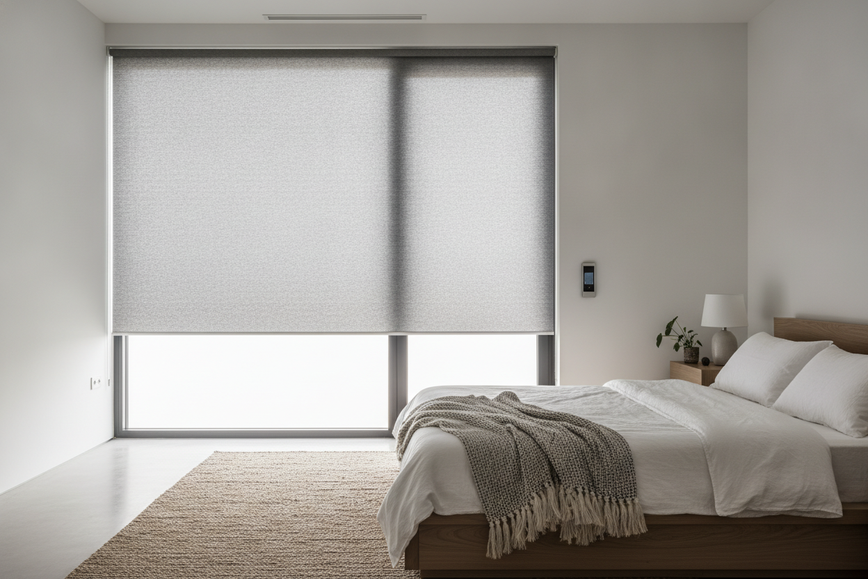 My House Echoed Like a Cave Until I Installed Roller Fabric Shades