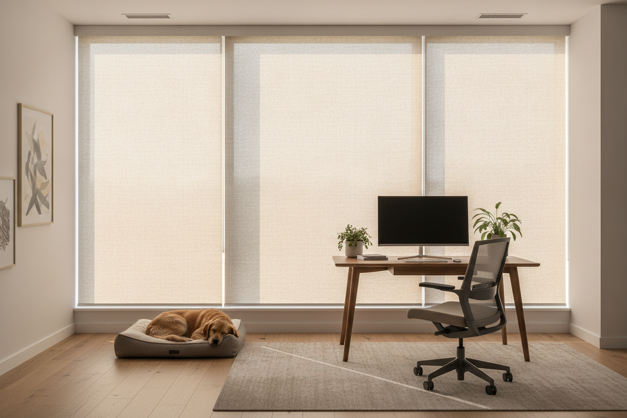 Stop the Barking: Why I Switched to Light Filtering Roller Shades