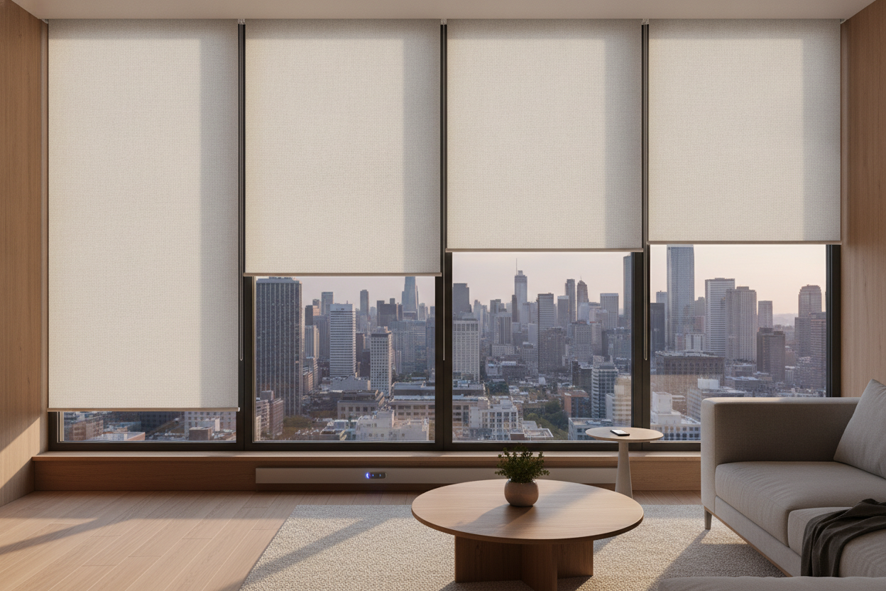 My Fishbowl Fix: The Magic of a Bottom Up Roller Shade