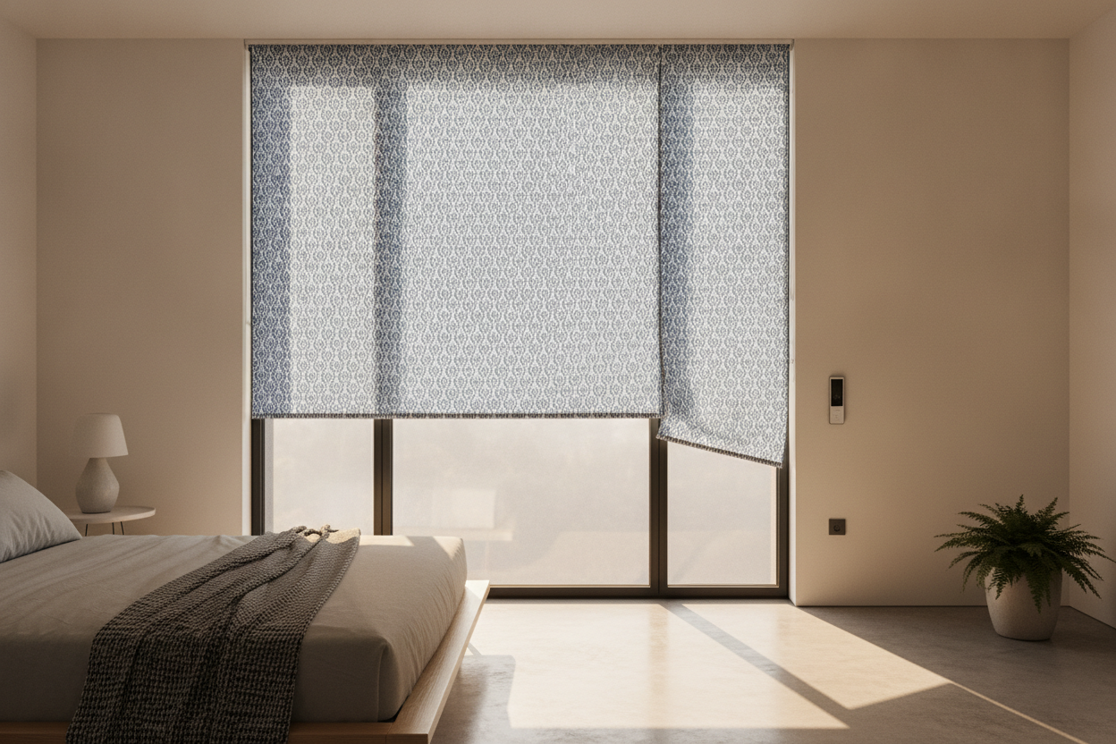 The Crooked Roll: Why a Patterned Roller Shade Exposes Bad Motors