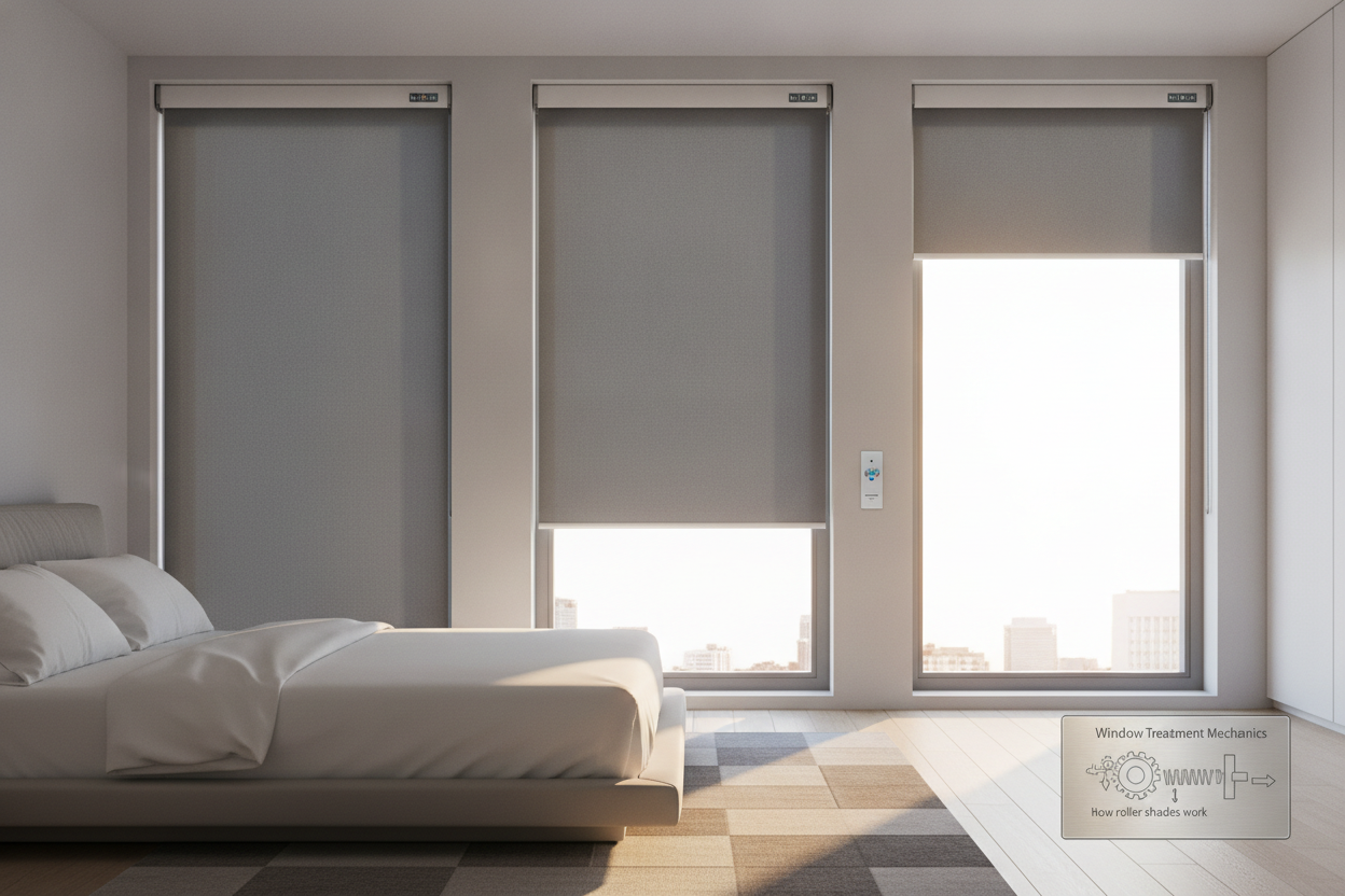 It Isn't Magic: How Does a Roller Shade Work Without Cords?
