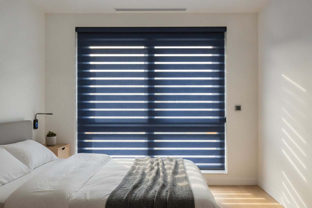 Why a Smart Blue Roller Shade Finally Fixed My Clinical Bedroom
