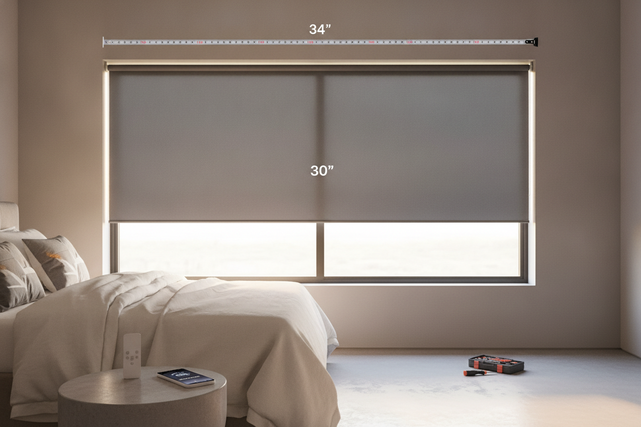 The Annoying Light Gap Problem With a Standard 30 Roller Shade