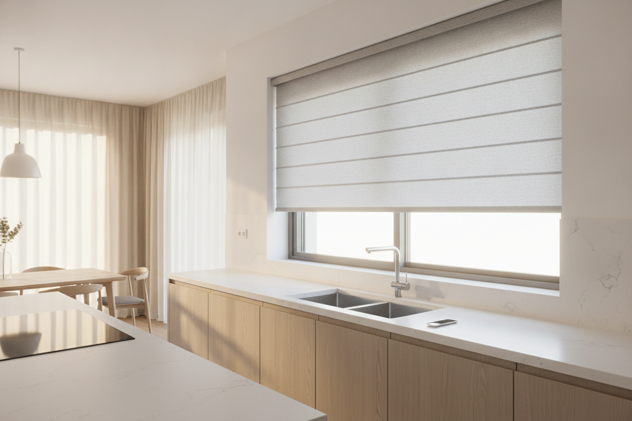 Stop Hanging Fabric Blinds for the Kitchen Windows